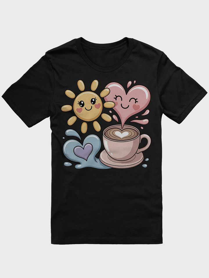 Cheerful Heart and Sun Coffee T-Shirt product image (1)