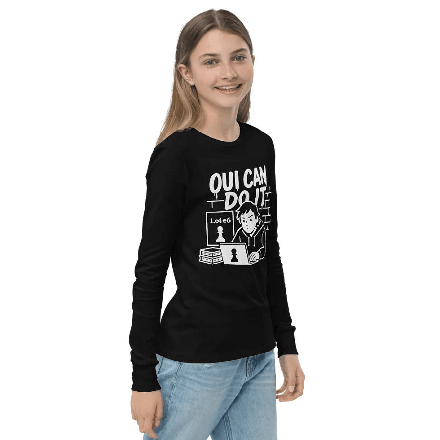 Oui Can Do It - Youth Long Sleeve T-Shirt product image (6)