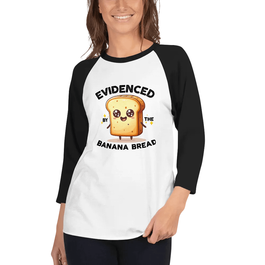 Evidenced by the Banana Bread | Baseball Tee product image (4)