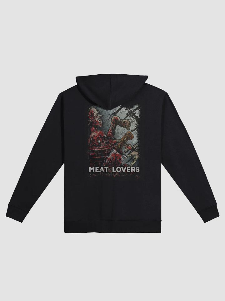 Meat Lovers unisex black zip up hoodie product image (1)