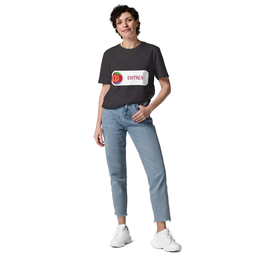 Eritrea Flag Emblem Organic Tee product image (145)