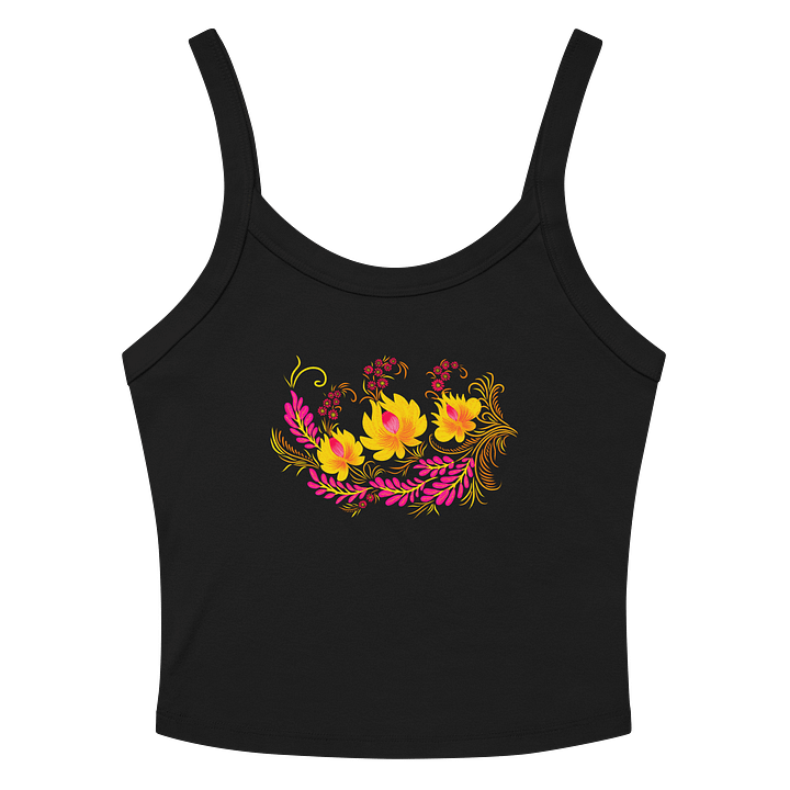 Floral Whimsy Micro-Rib Tank product image (4)