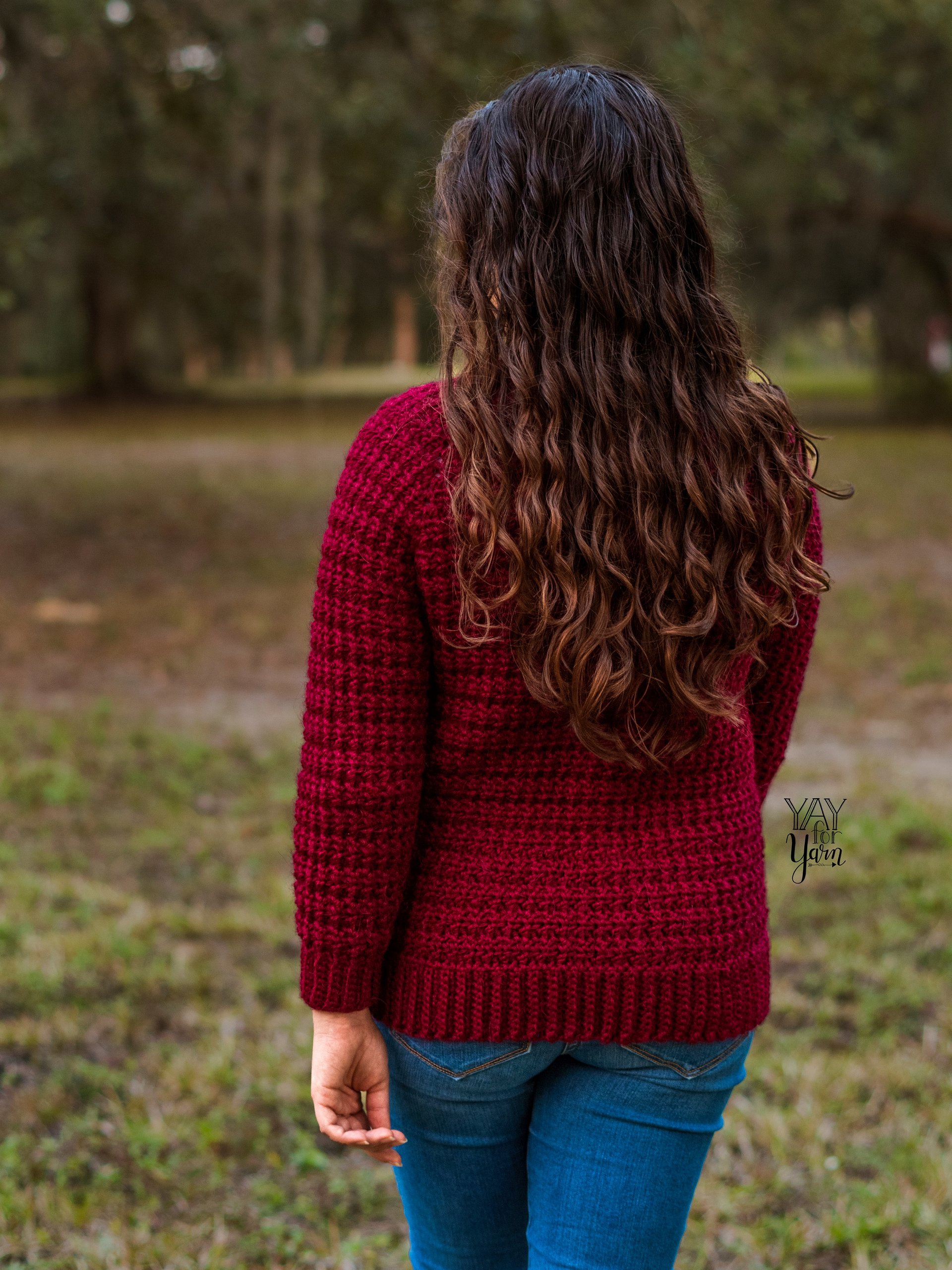 Crimson Cardigan - Women's Sweater - PDF Crochet Pattern & Video Tutorial product image (5)