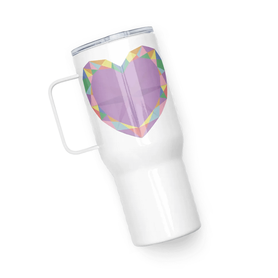 Crystal Pride Heart Insulated Cup with Handle product image (7)