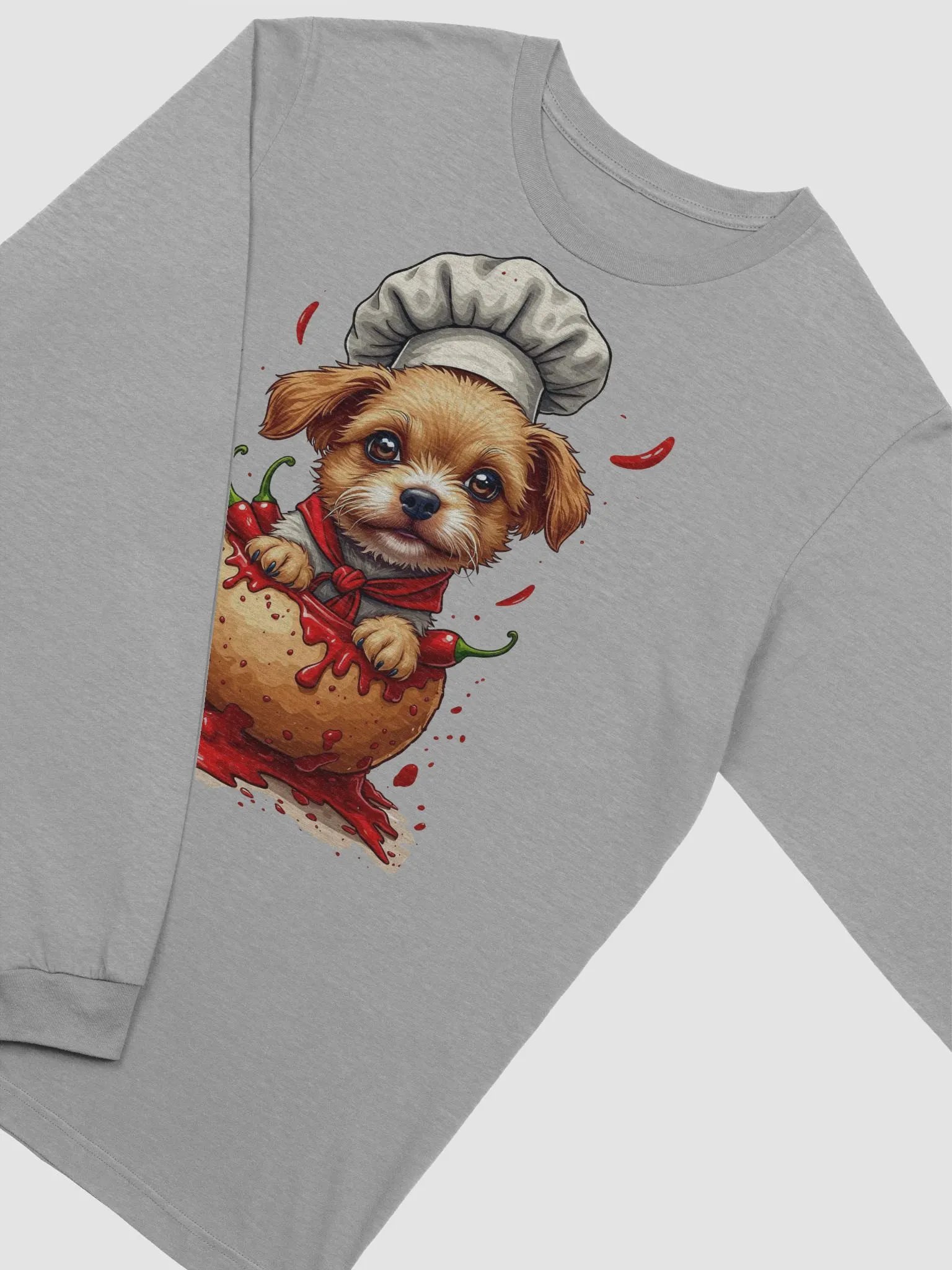Chef Cilli Dog Long Sleeve Tee product image (42)