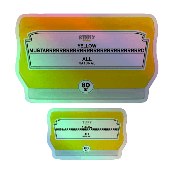Mustarrrrrd HOLO Sticker! product image (1)