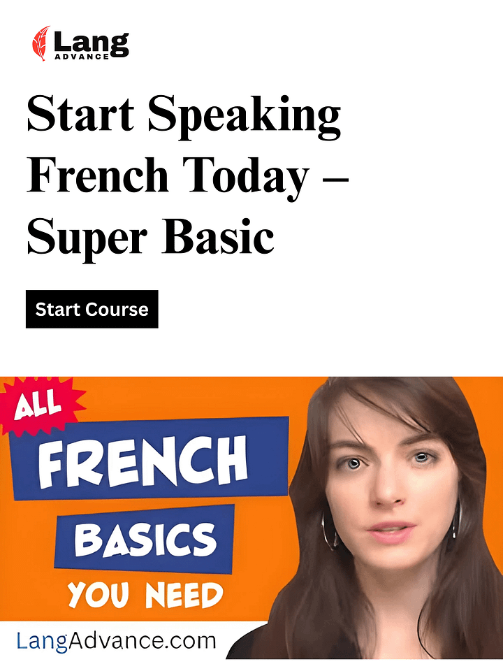 SUPER BASIC FRENCH learn the french language today! product image (1)