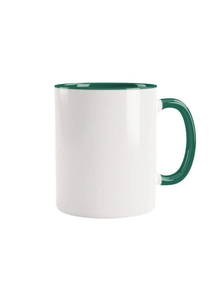 Vintage Floral Grow Freely Ceramic Mug with Color Inside product image (2)