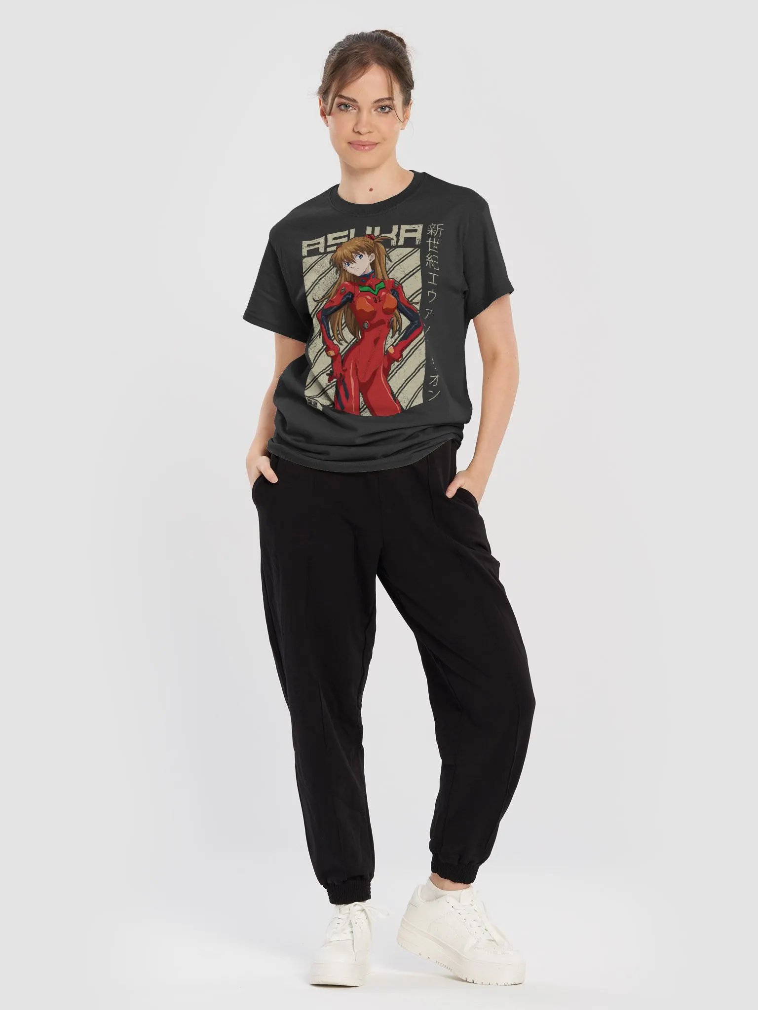 Evangelion Asuka T-Shirt – Gildan Heavyweight product image (2)