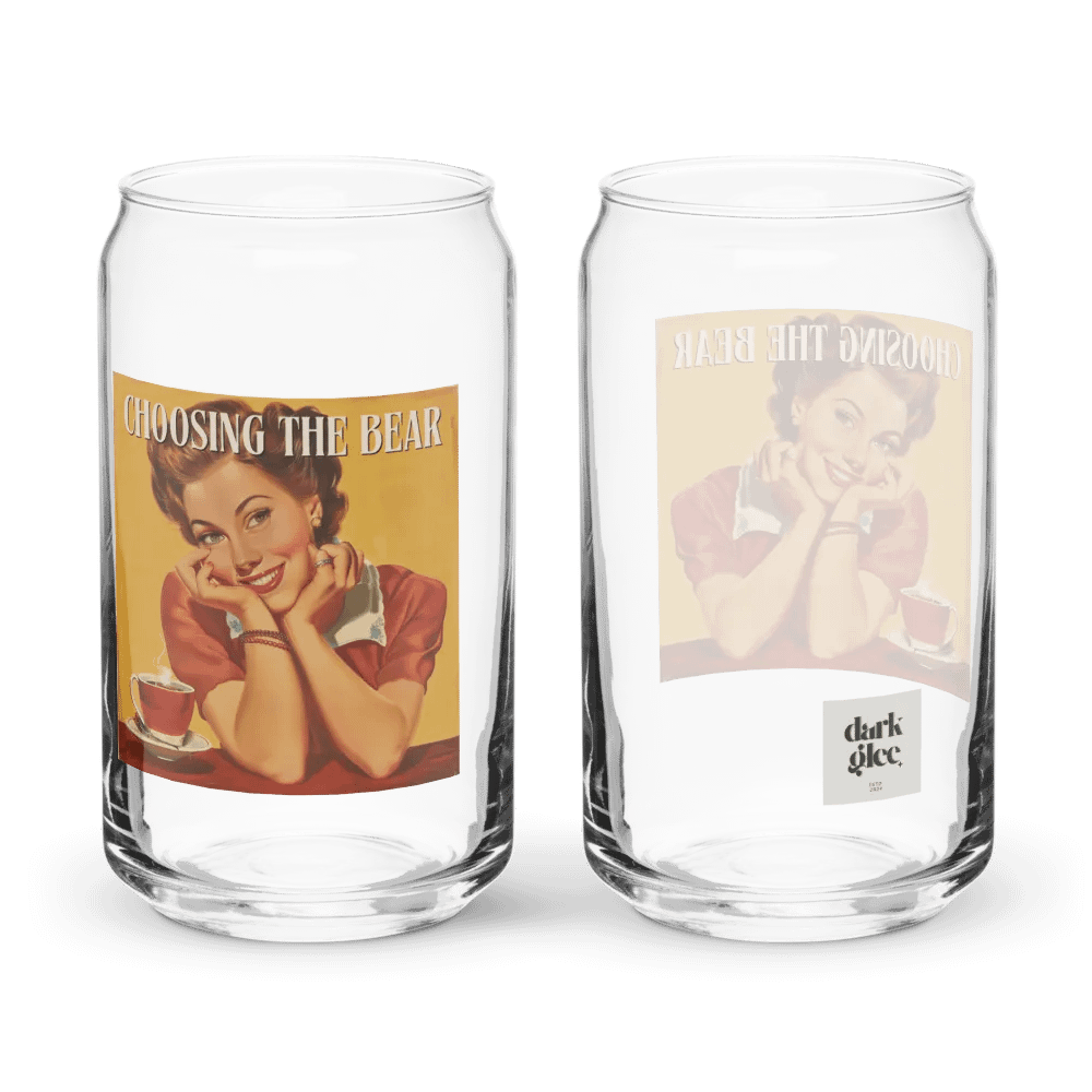 Choosing The Bear 2 Can-Shaped Glass product image (6)