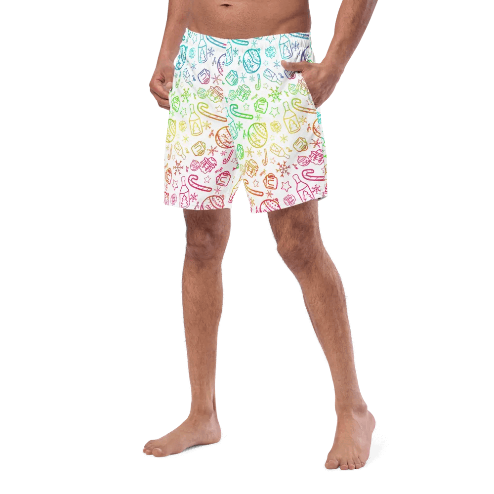 Limited Edition Christmas Rainbow Swim Shorts product image (7)