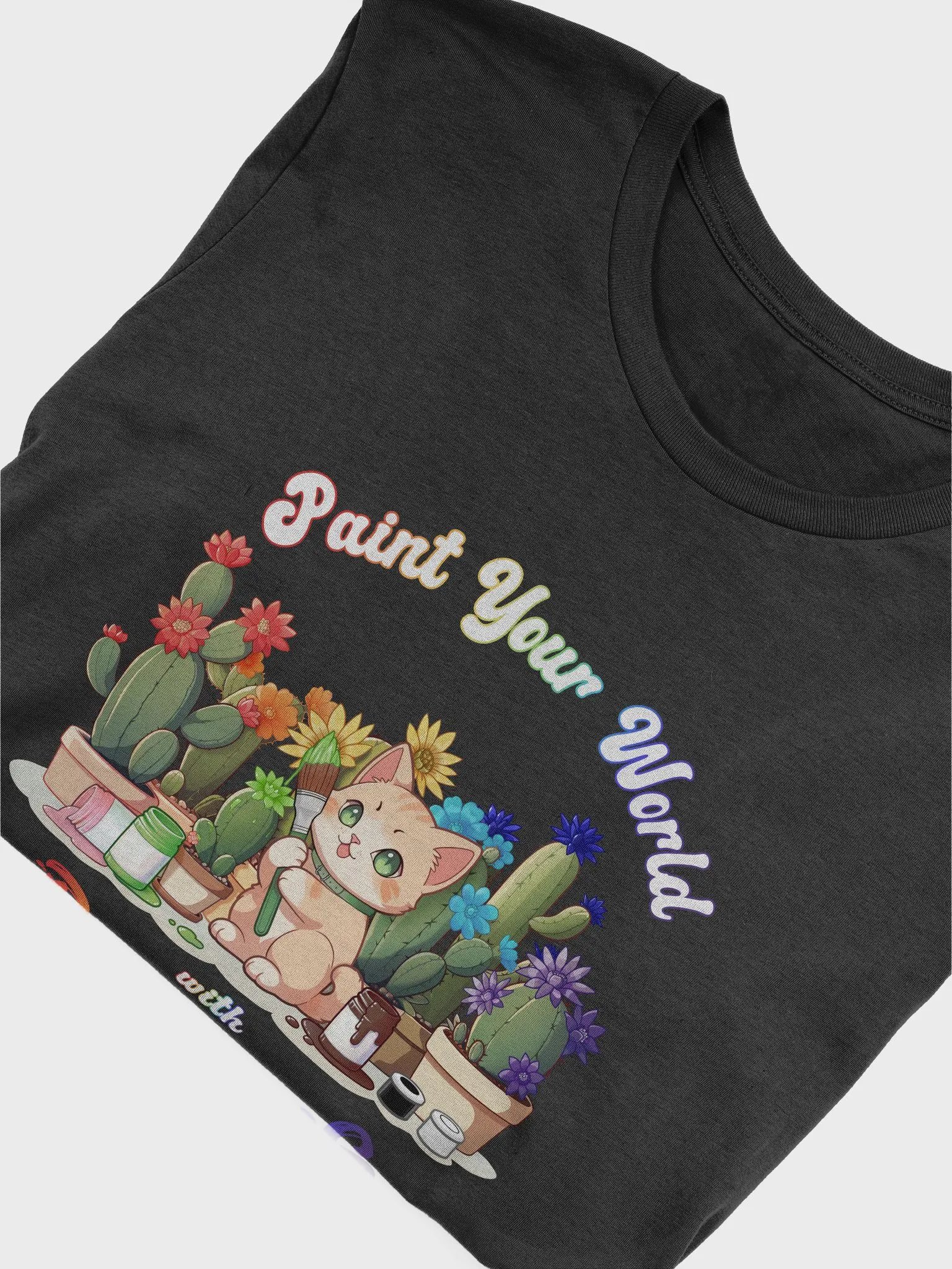 Rainbow Kitten Artist T-Shirt product image (6)