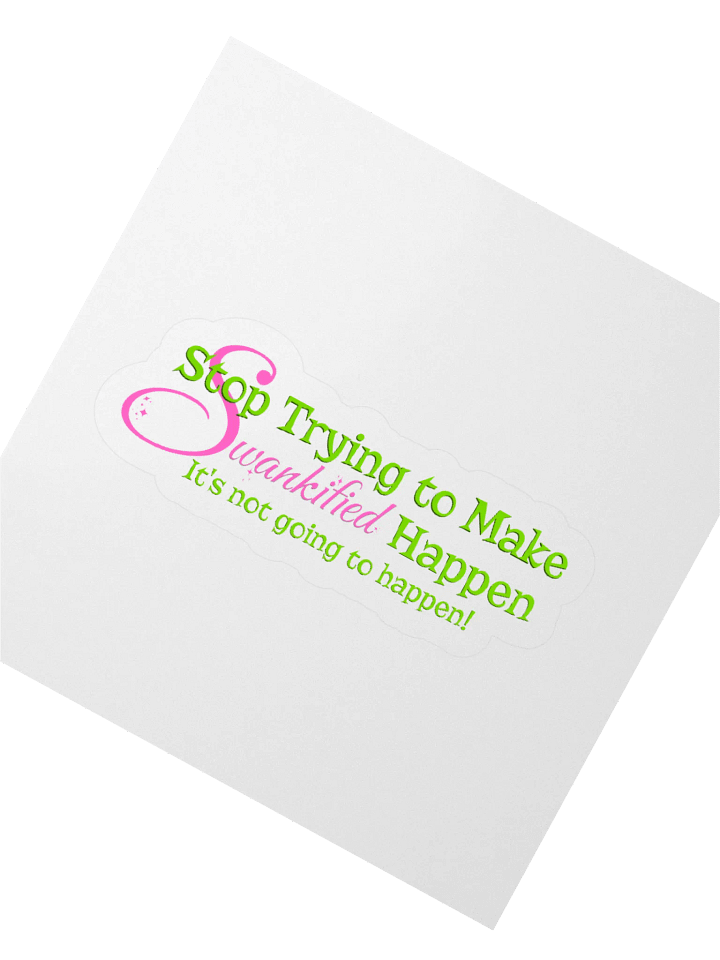 Swankified Stickers – Kiss-Cut Vinyl Wicked x Mean Girls Meme Decals product image (2)