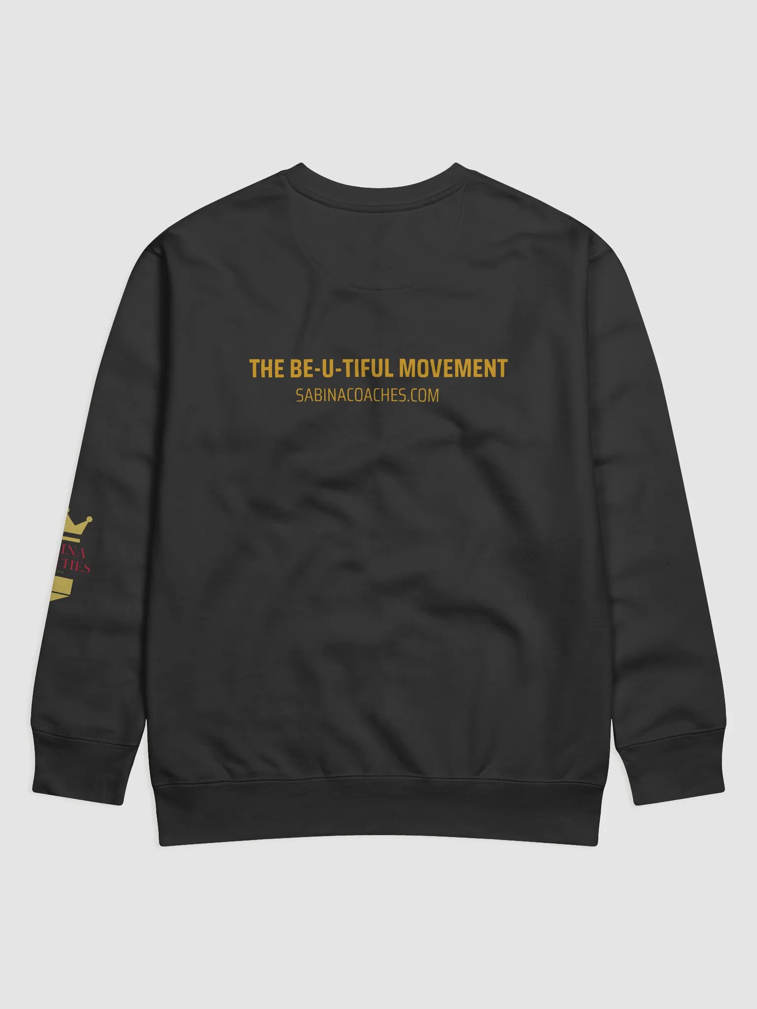 Push Yourself Sweatshirt_Black_SC_Sleeve logo product image (2)