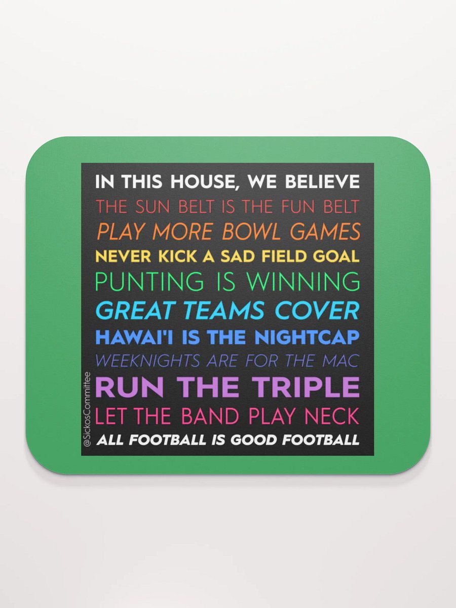 IN THIS HOUSE MOUSE PAD product image (2)