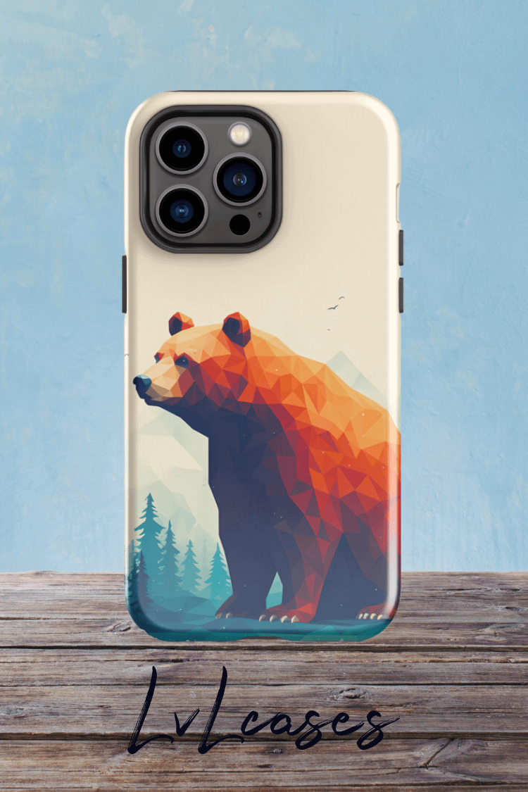 Poly Bear Tough iPhone Case product image (3)