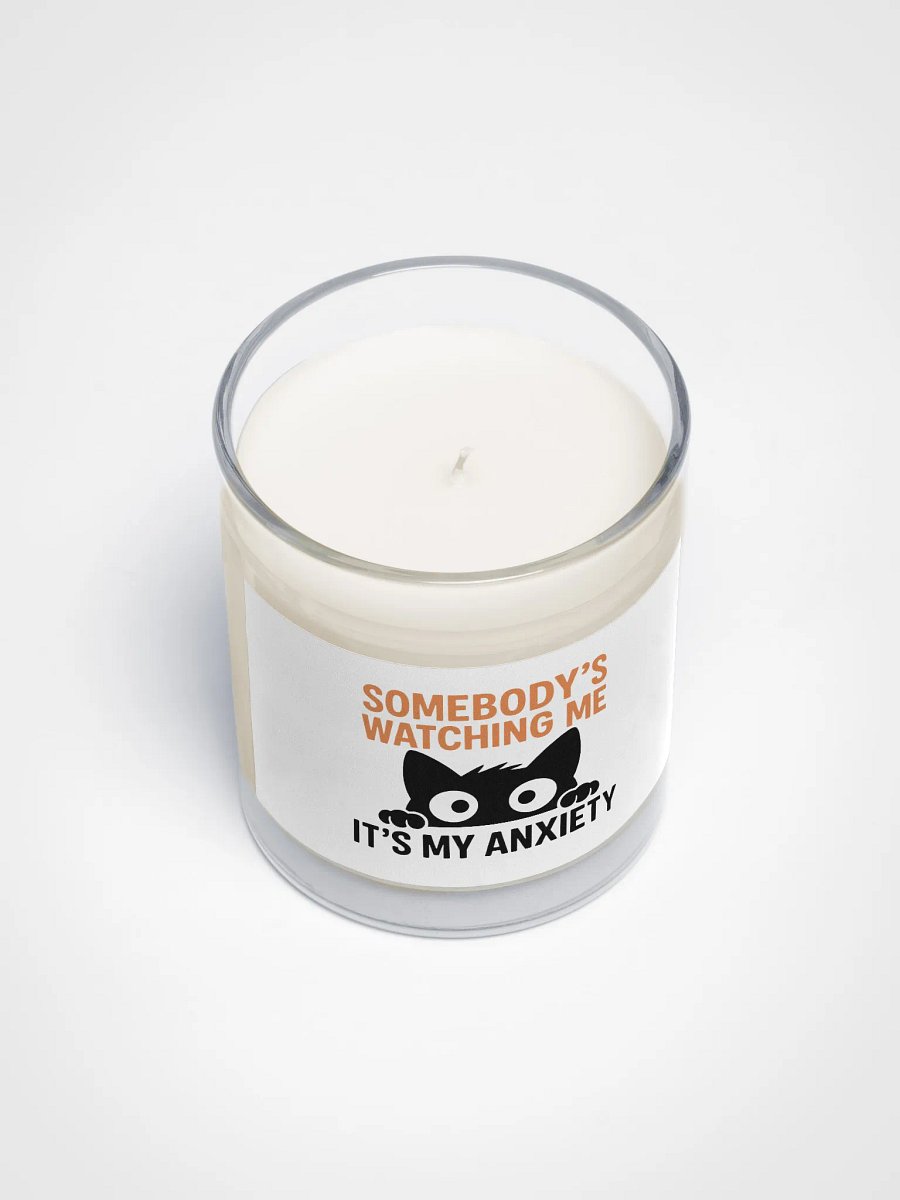 Anxiety Cat Soy Wax Candle product image (3)