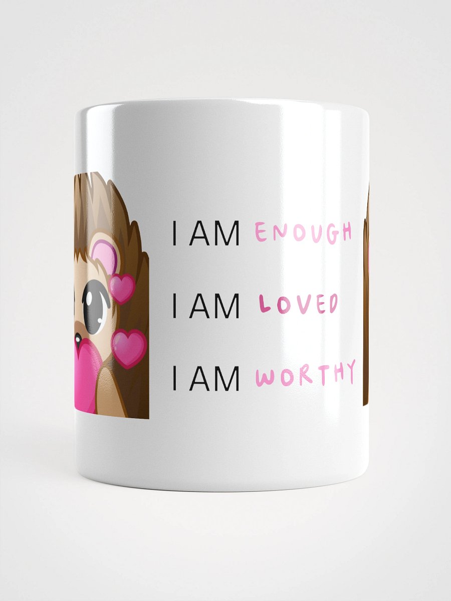 I am loved white mug product image (9)