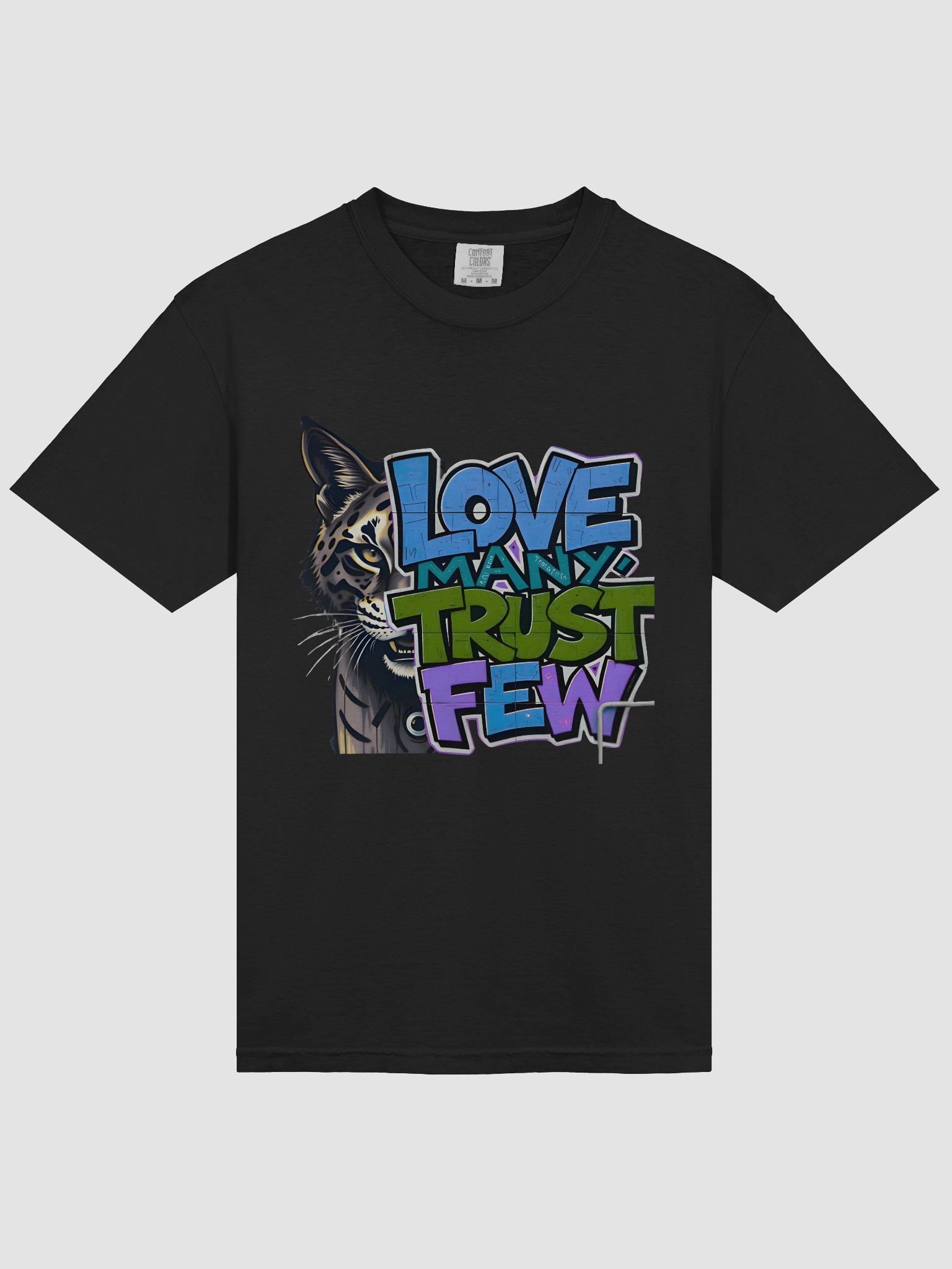 Wild Cat Graffiti Love T-Shirt product image (25)