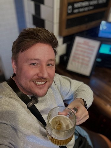 In Leeds today, checking out the Christmas markets with SJ. Cheers everybody. Hopefully don’t get as involved as at York. Tha...