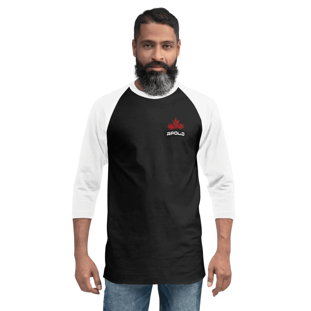 Black Rpold baseball Tee product image (2)