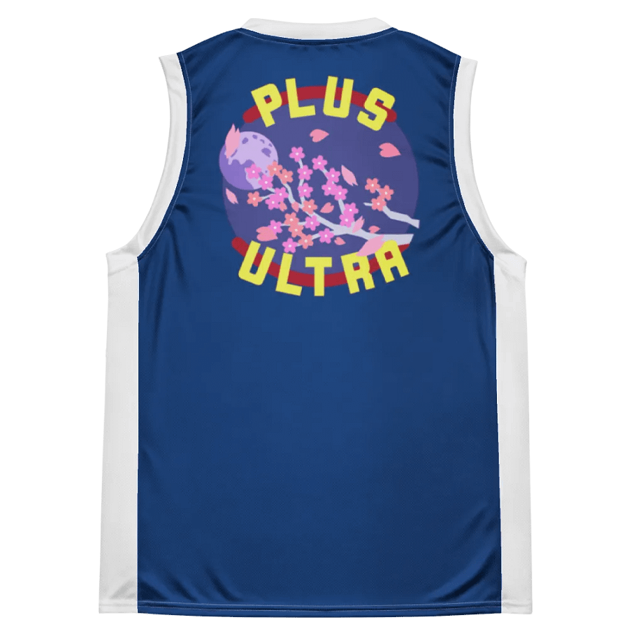 Blue Plus Ultra Basketball Jersey (Back) product image (10)