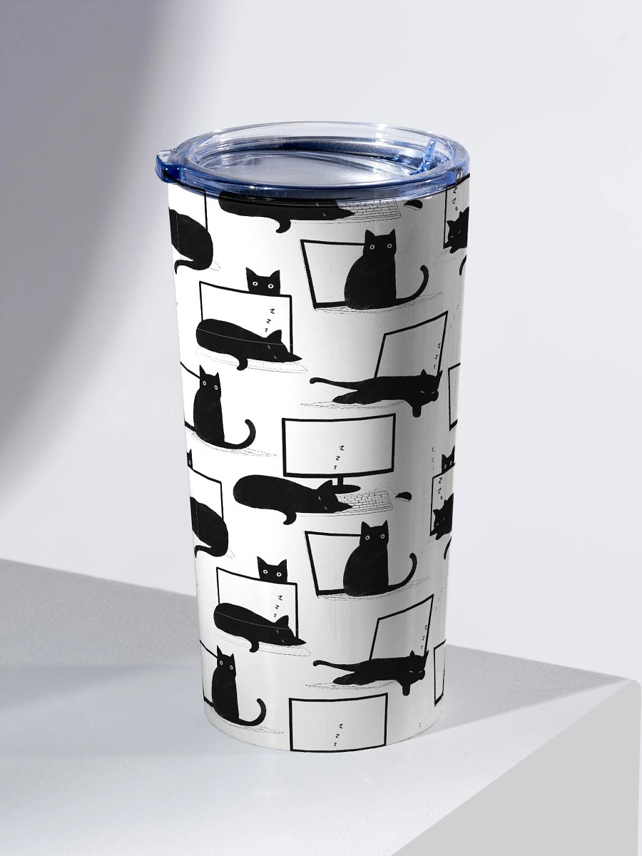 Cats Sleeping on Laptops Tumbler product image (2)