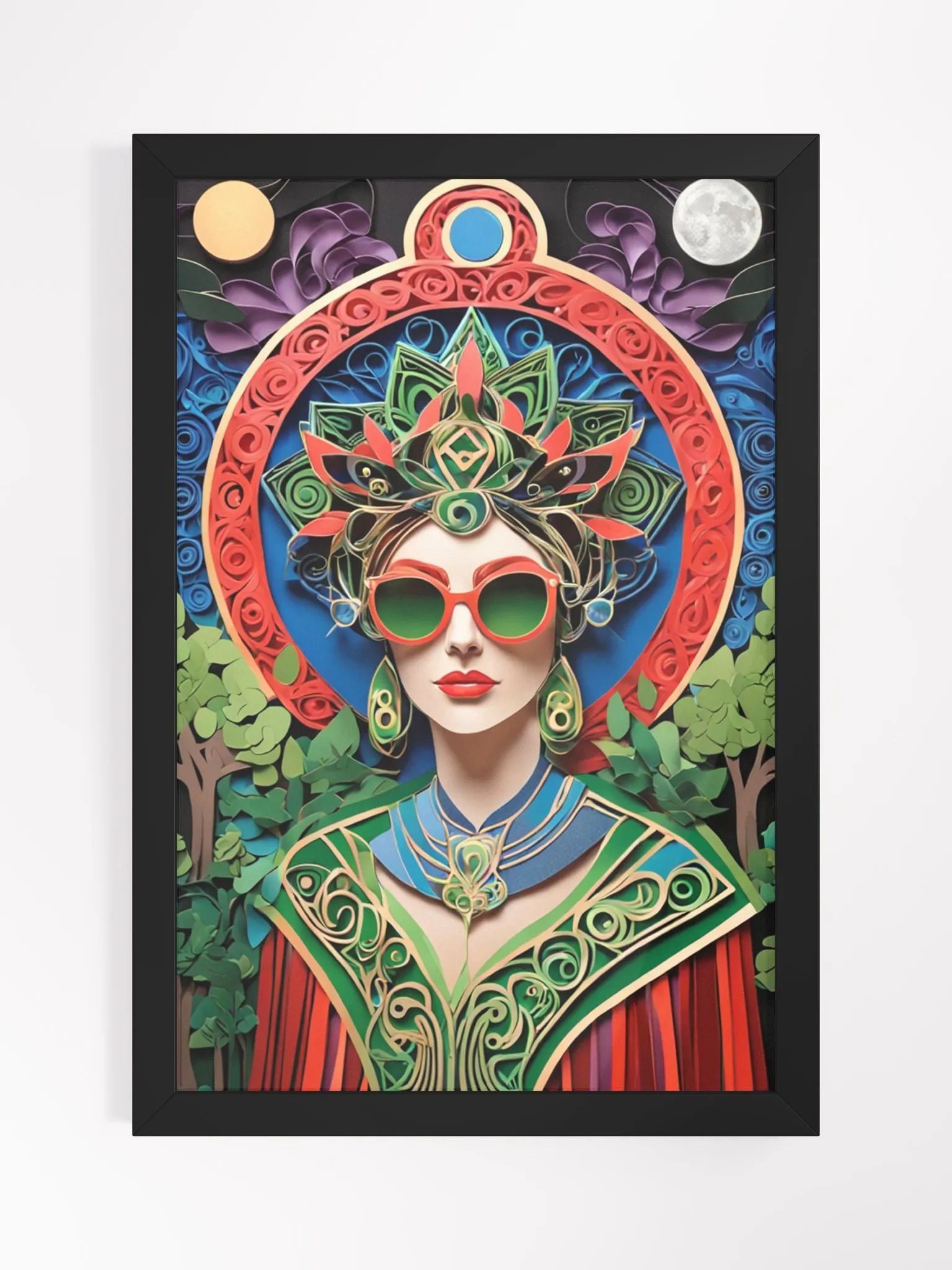 Winter Wiccan 16 - Framed Matte Poster product image (1)