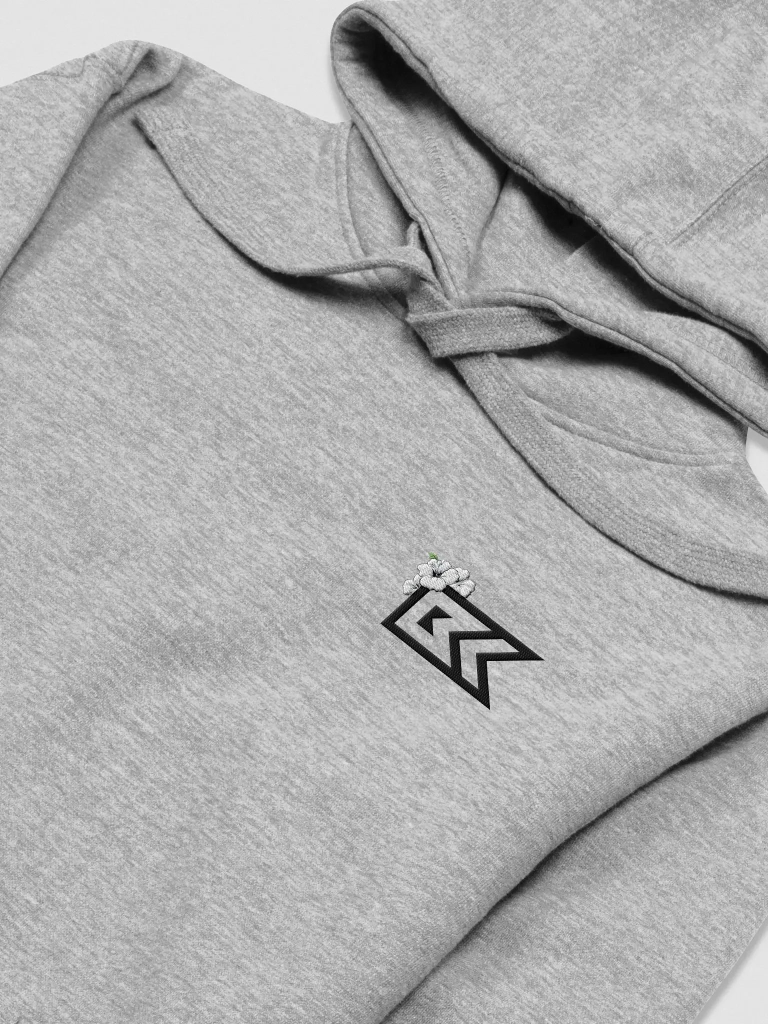 BoomKid Hoodie Hibiscus Black Logo product image (11)