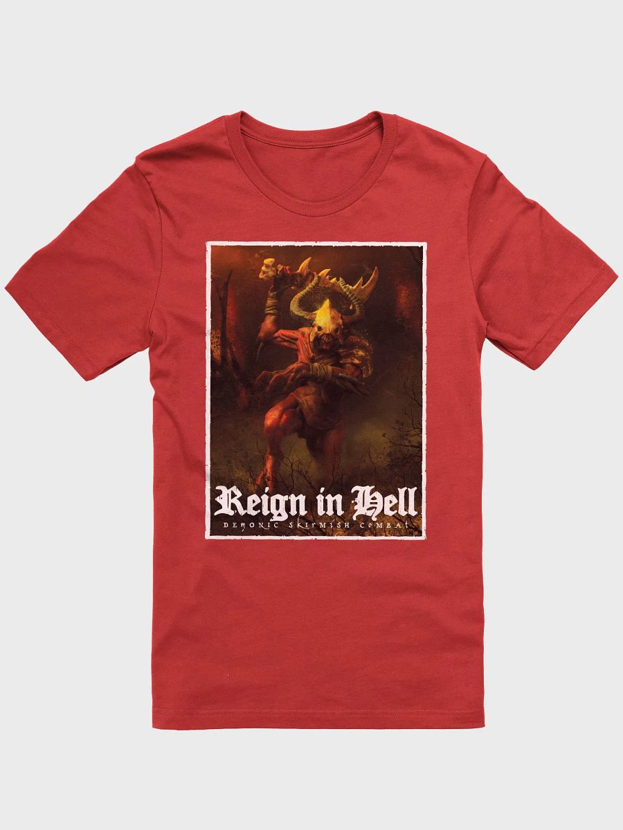 Reign in Hell - red demon (bottom logo) shirt product image (3)