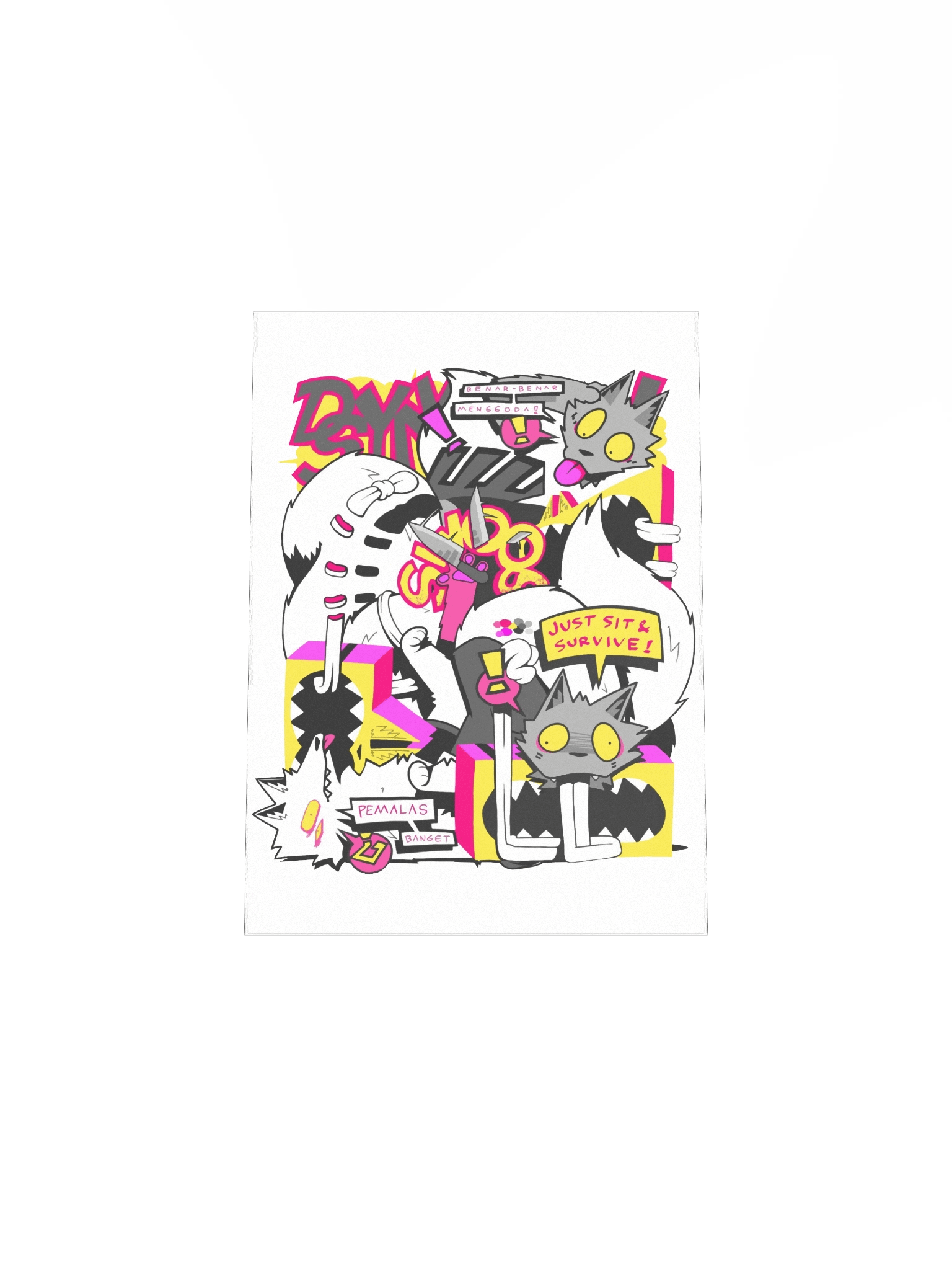 "Just Sit and Survive" Poster (Paper) product image (5)