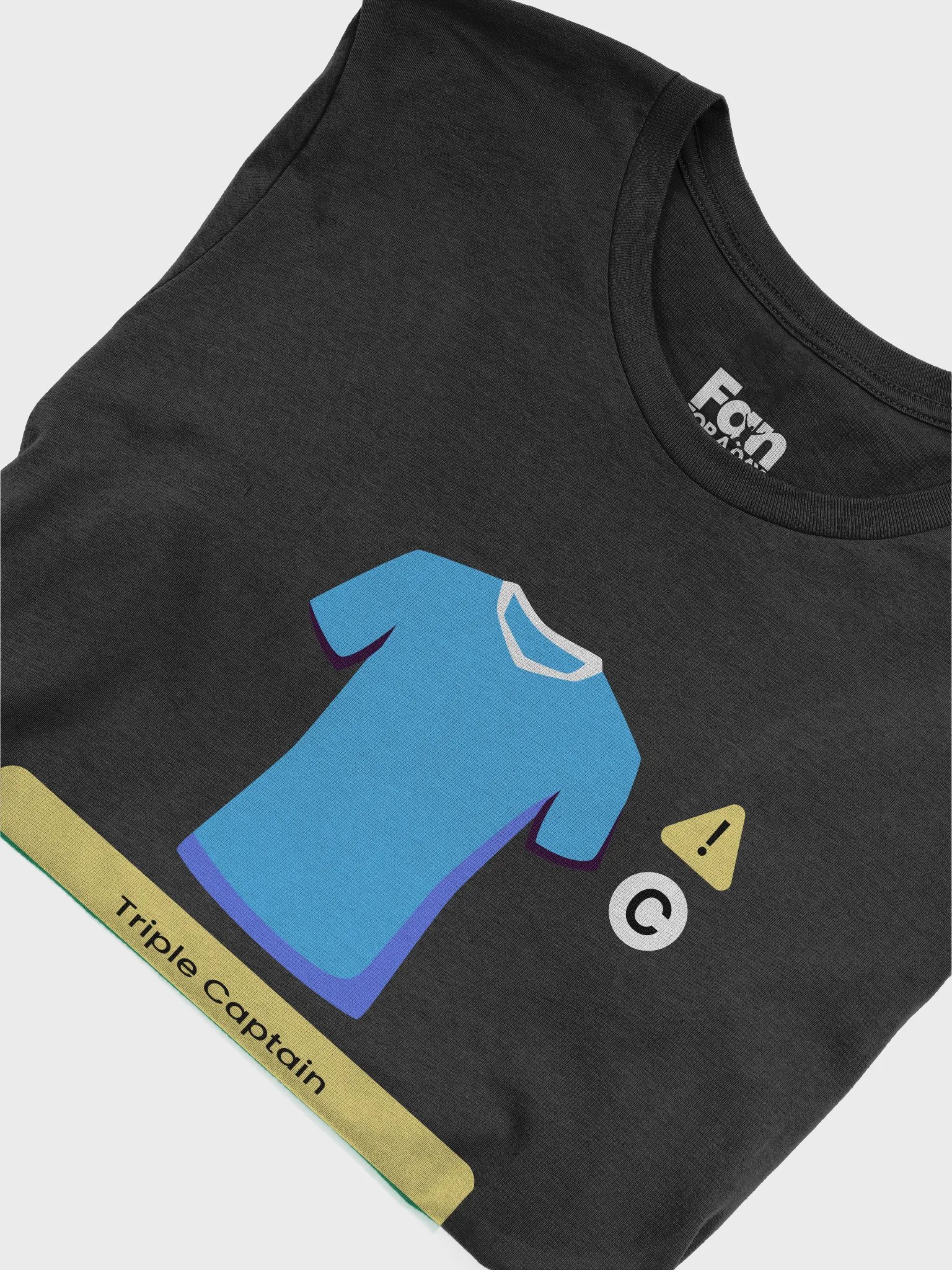 Sky Blue Triple Captain Fantasy Football T-shirt product image (5)