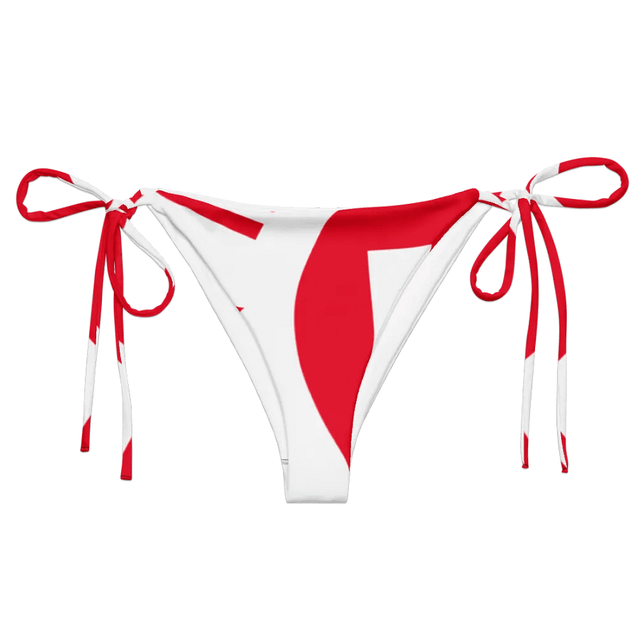 IFBNewsfeed.Org's All-Over Print Recycled String Bikini Bottom product image (5)