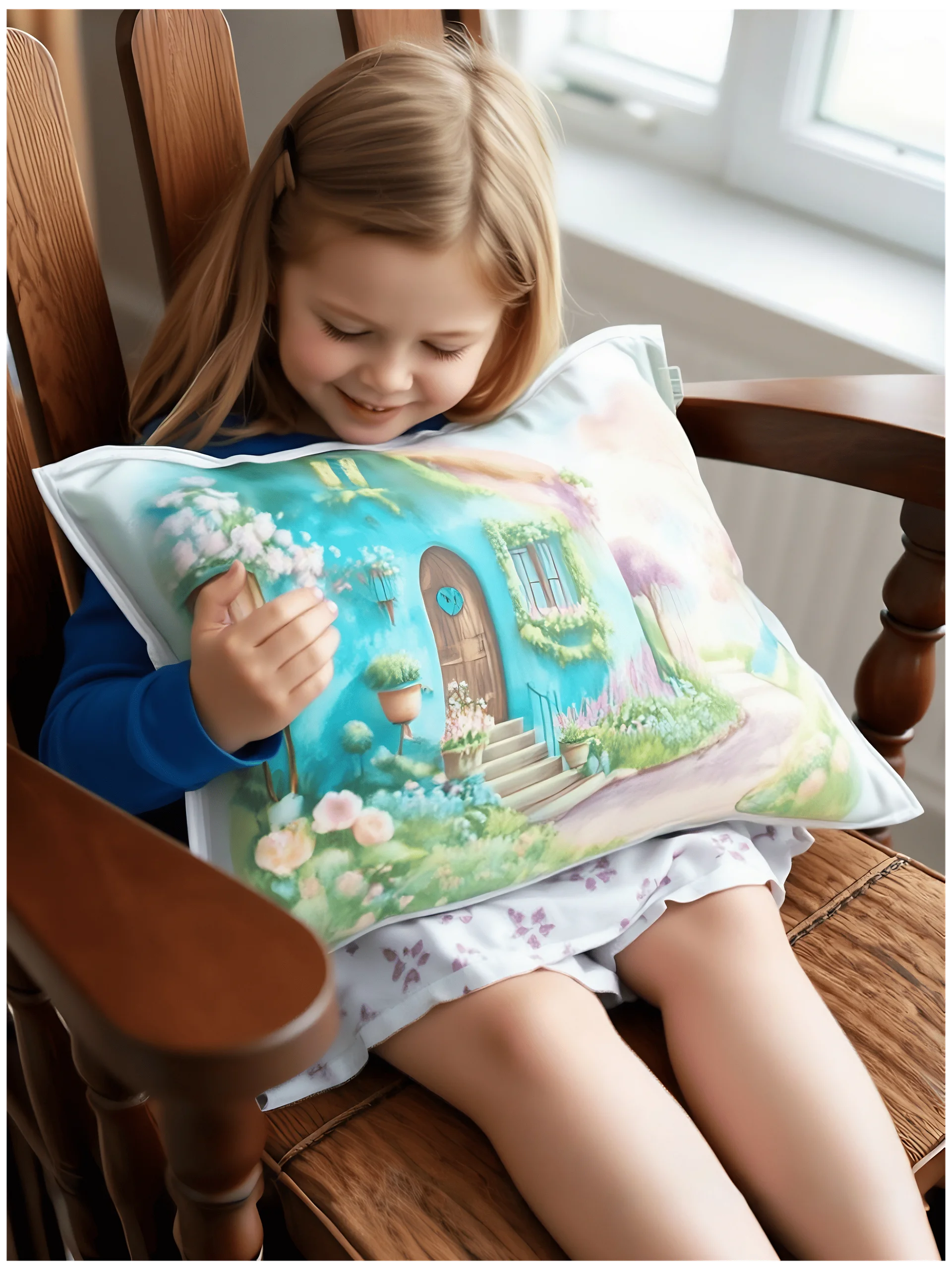 Dream Cottage in Bloomlight - Silk-Touch Throw Blanket product image (3)