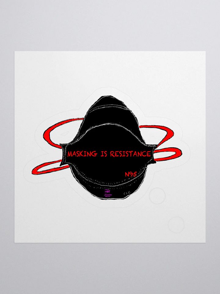 MASKING IS RESISTANCE Stickers product image (3)