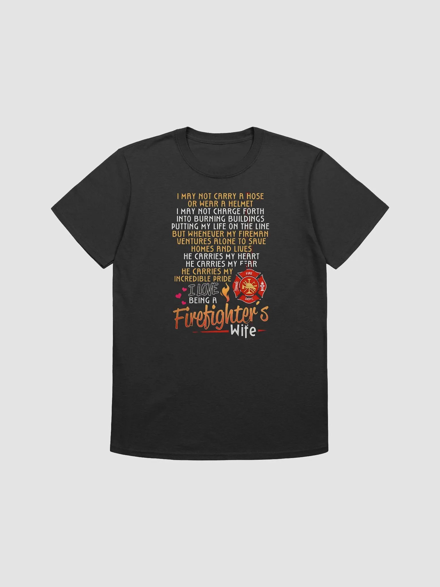 Firefighter's wife I'm not carry a hose - Unisex T-shirt | Gildan 64000 product image (1)