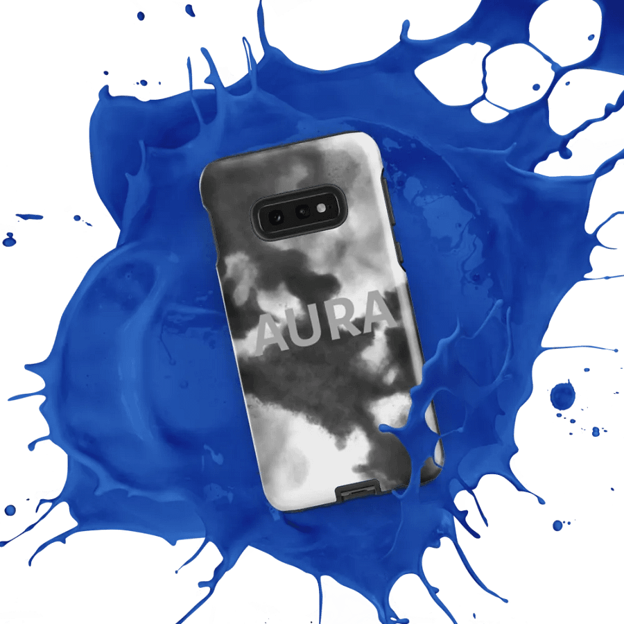 AURA Tough Case for Samsung® - Grayscale Cloud product image (39)