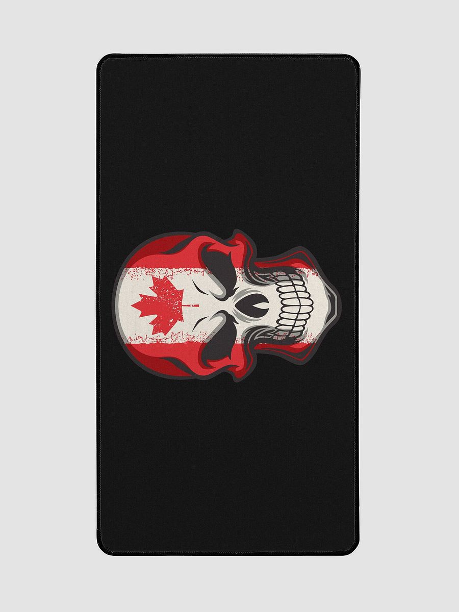 Canadian Flag Skull Desk Mat product image (3)