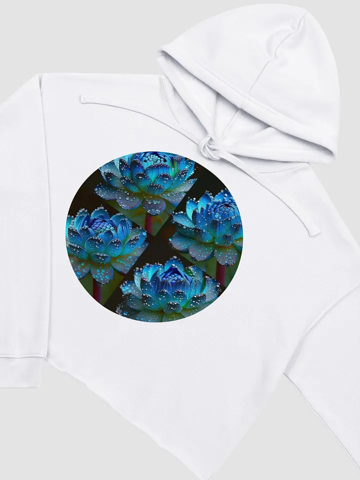 Kawaiikitten Essential Dewdrop Fleece Crop Hoodie product image (2)