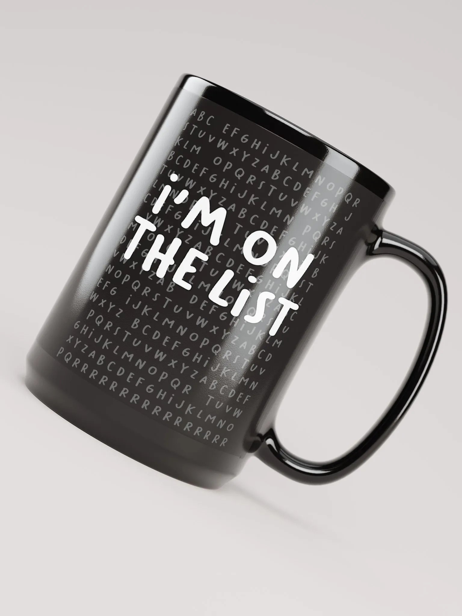 The List Black Mug (15oz) product image (4)
