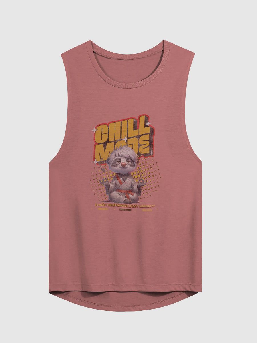 Plans? Nope. Chillmode Sloth Edition Bella Tank Top product image (2)
