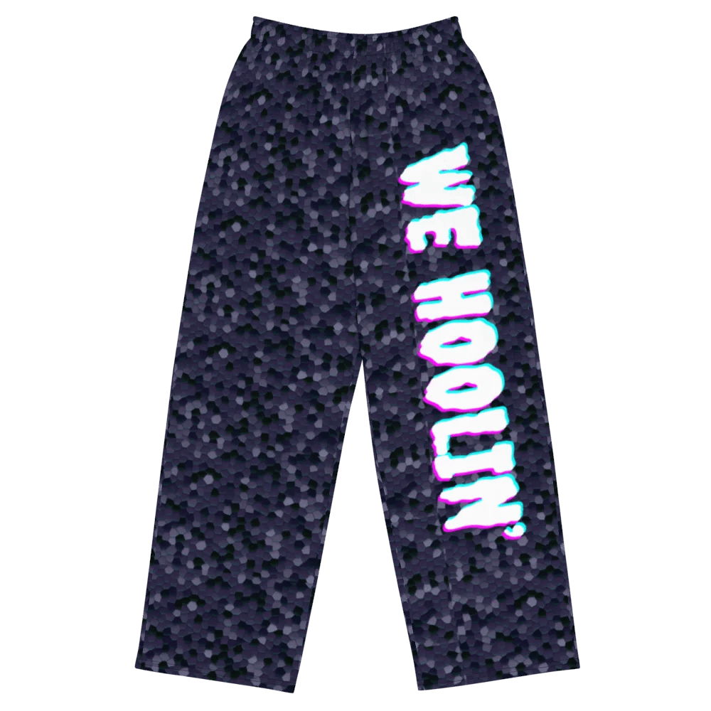 We Hoolin' All Over Hearth Print Wide-Leg Pants product image (3)