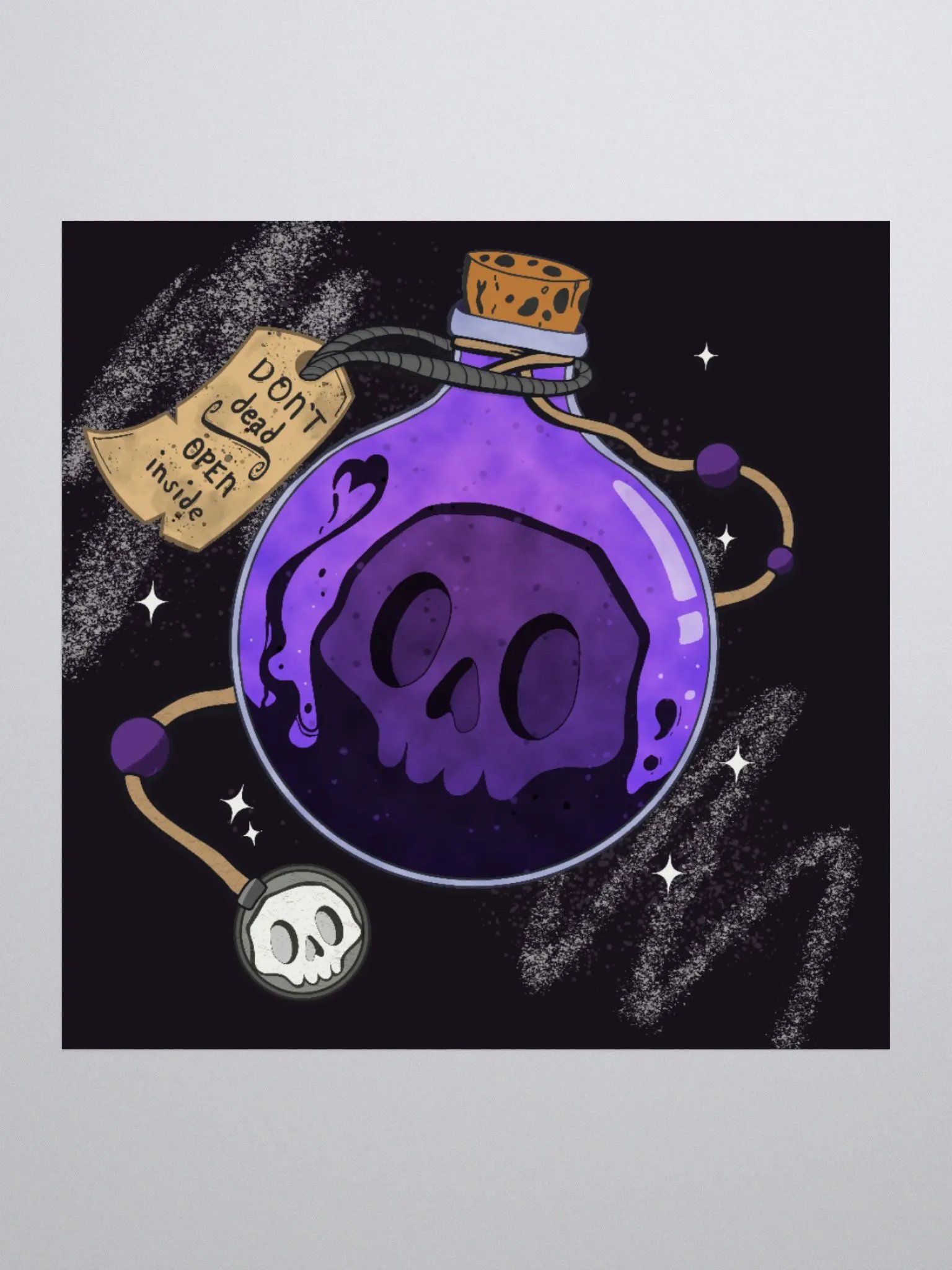 Dont Dead Open Inside Skull Vial product image (1)