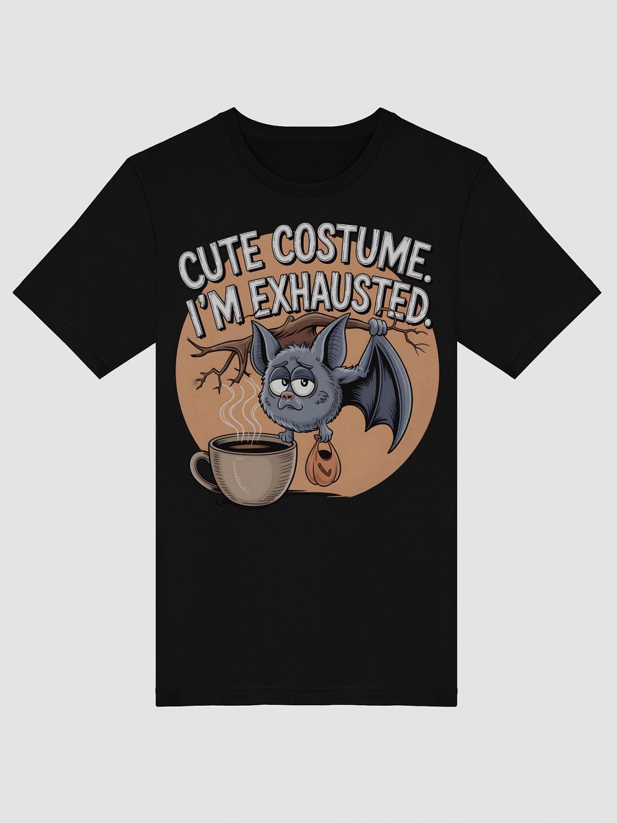 Exhausted Bat Coffee Break T-Shirt product image (53)