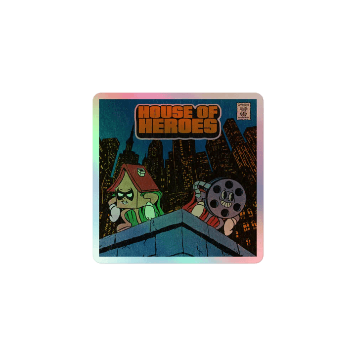 House of Heroes Holographic Sticker product image (1)