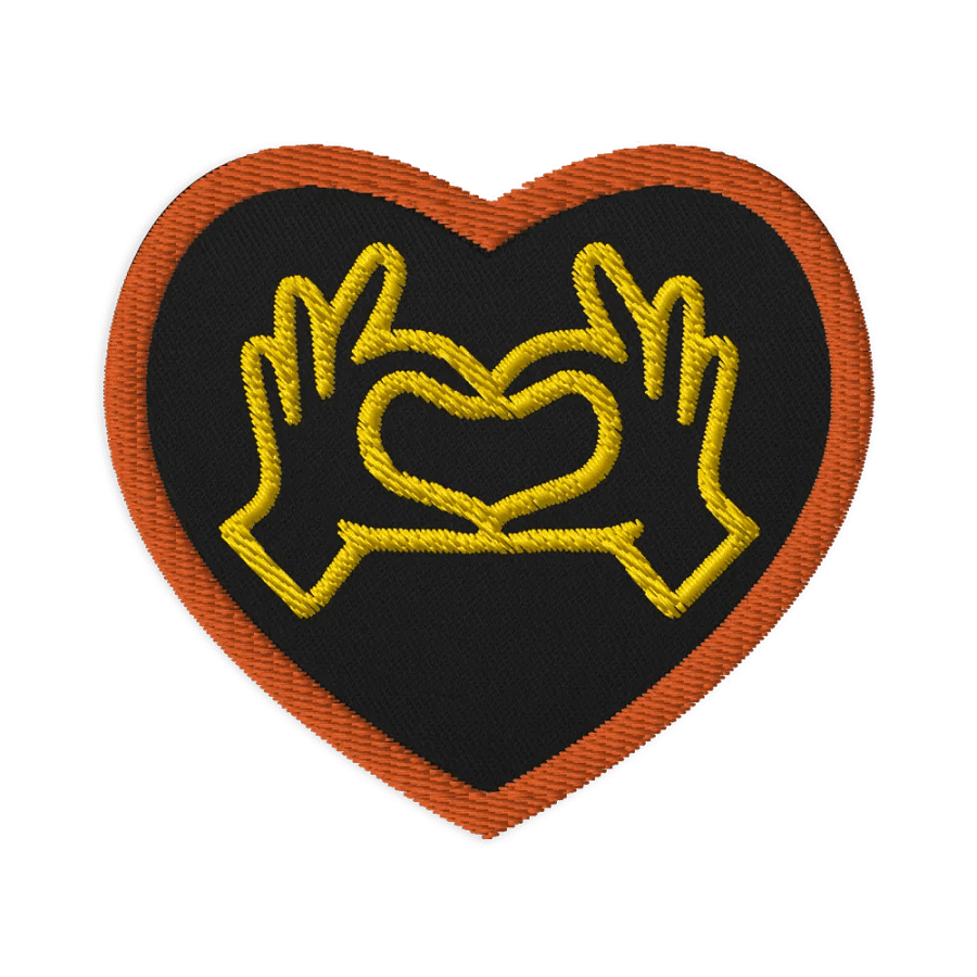 Love Gesture Embroidered Patch product image (1)