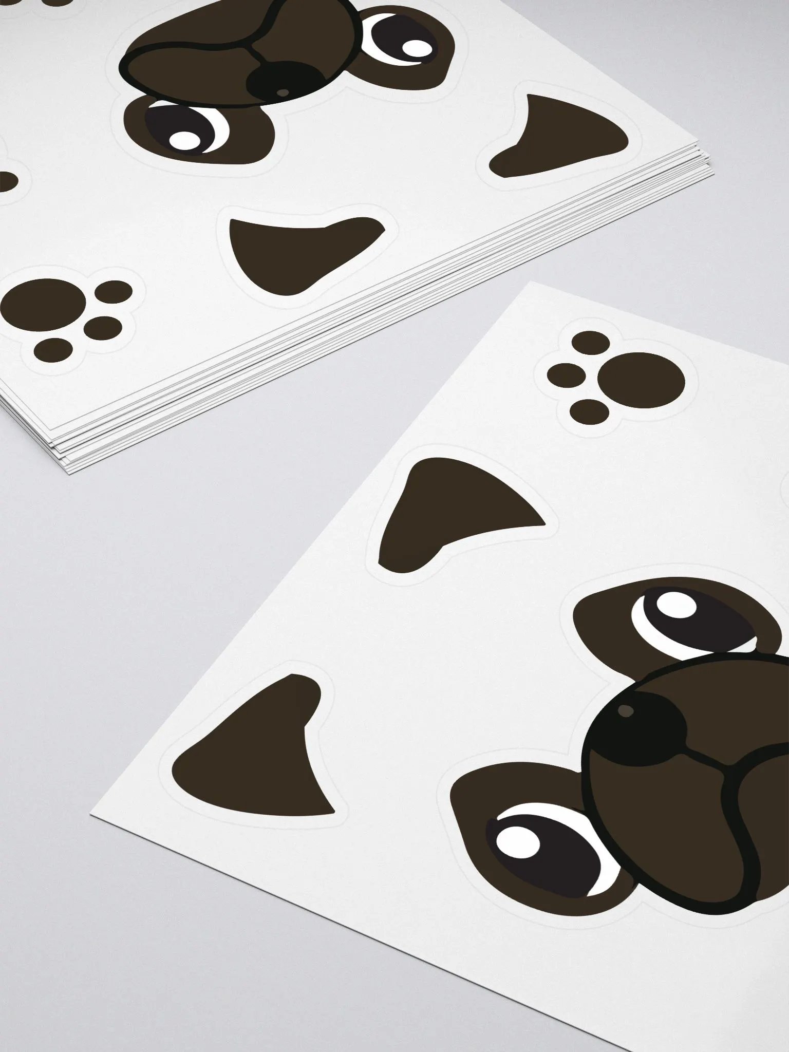 Pug Sticker Sheet - Ghost Simulator product image (4)