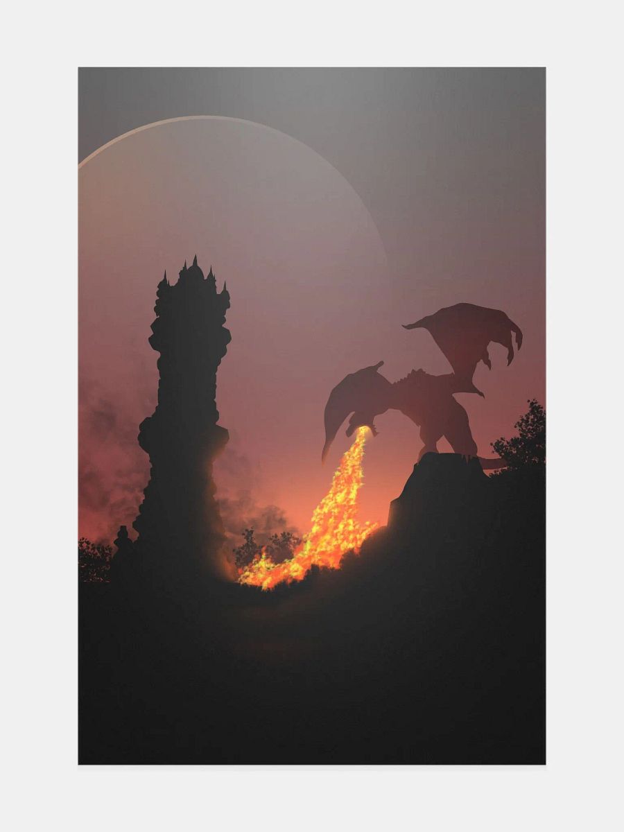 Flame Dragon | Poster product image (1)