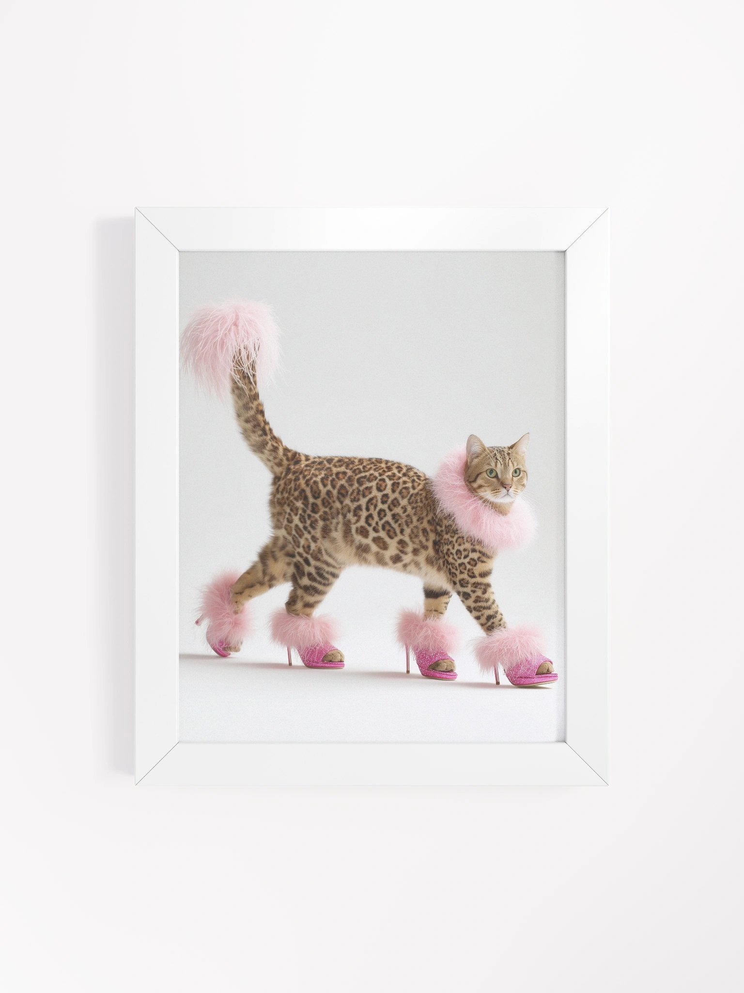 Glam Cat - Framed High-Quality Matte Poster product image (59)