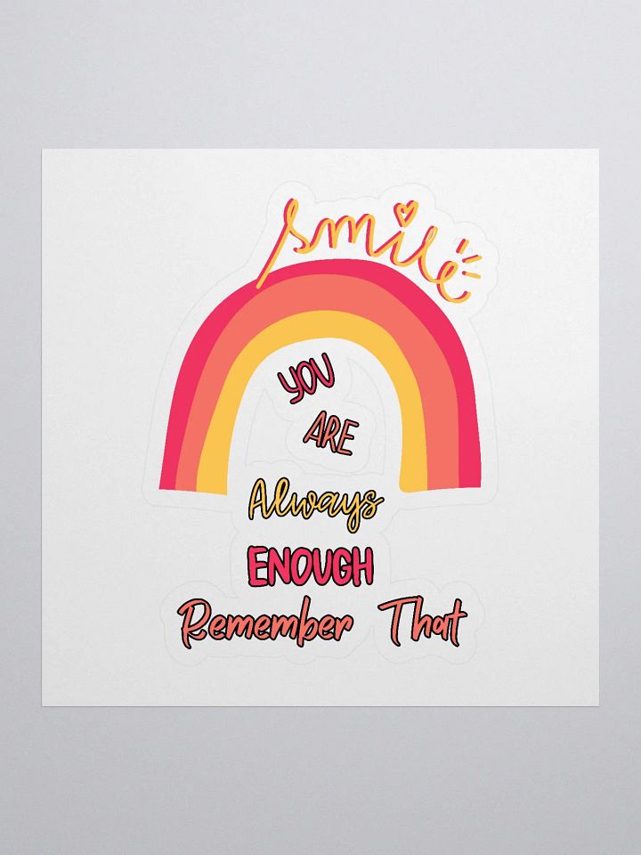 Rainbow Smile Affirmation Stickers product image (1)